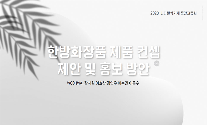 WOOHWA 중간교류회